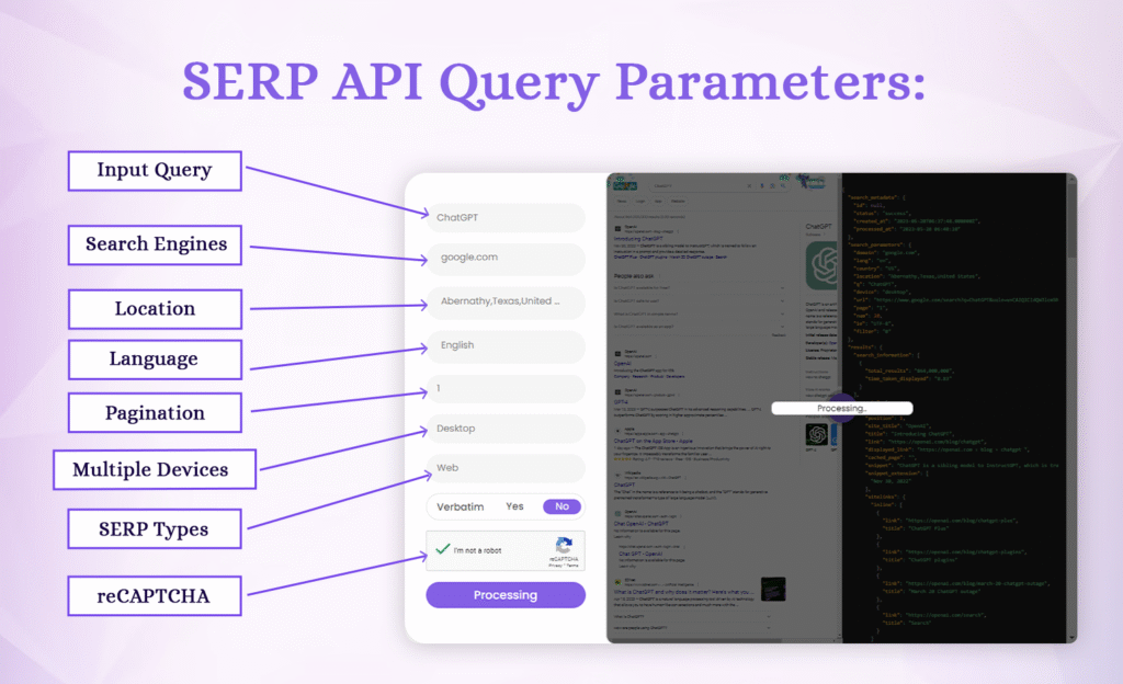 Constructing Search Queries using SERP API: