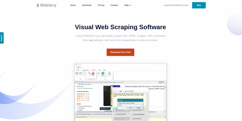 WebHarvy